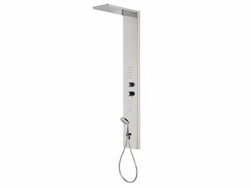 MYRING - F1628 - Wall-mounted shower panel with hand shower with overhead shower by Rubinetteria Giulini - view 3